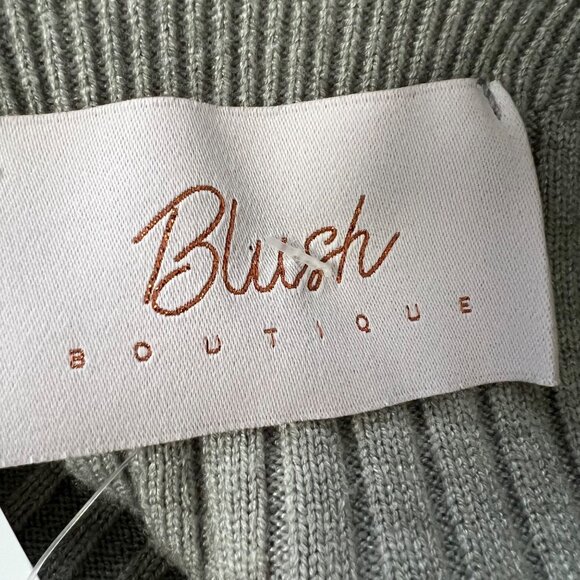 Womens Gray Batwing Sleeve Wrap Sweater Dress Belted Cutout Back size Large - Picture 12 of 15